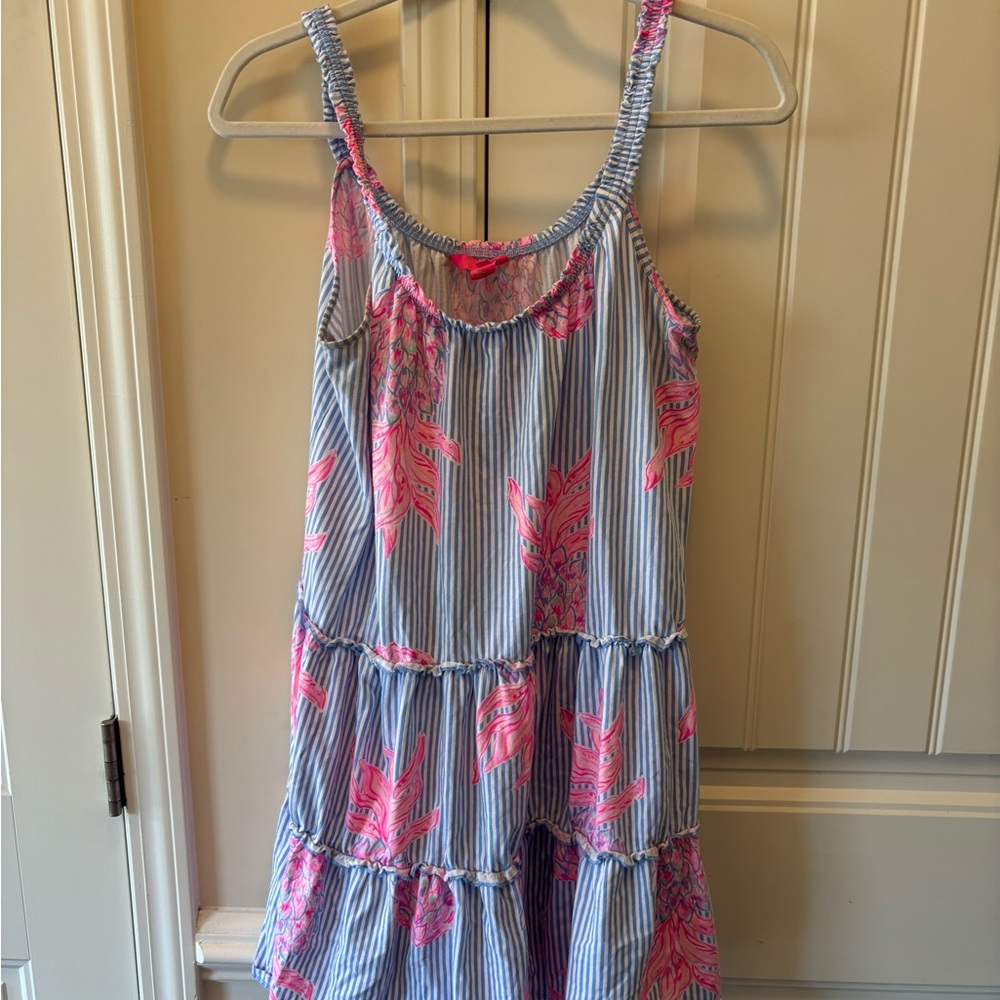Lilly Pulitzer Loro Swing Dress Pineapple print - size MEDIUM